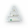 Furnia Moset Decorative Shelf White & Chrome HD-ON35RF-MOS-SH-191003